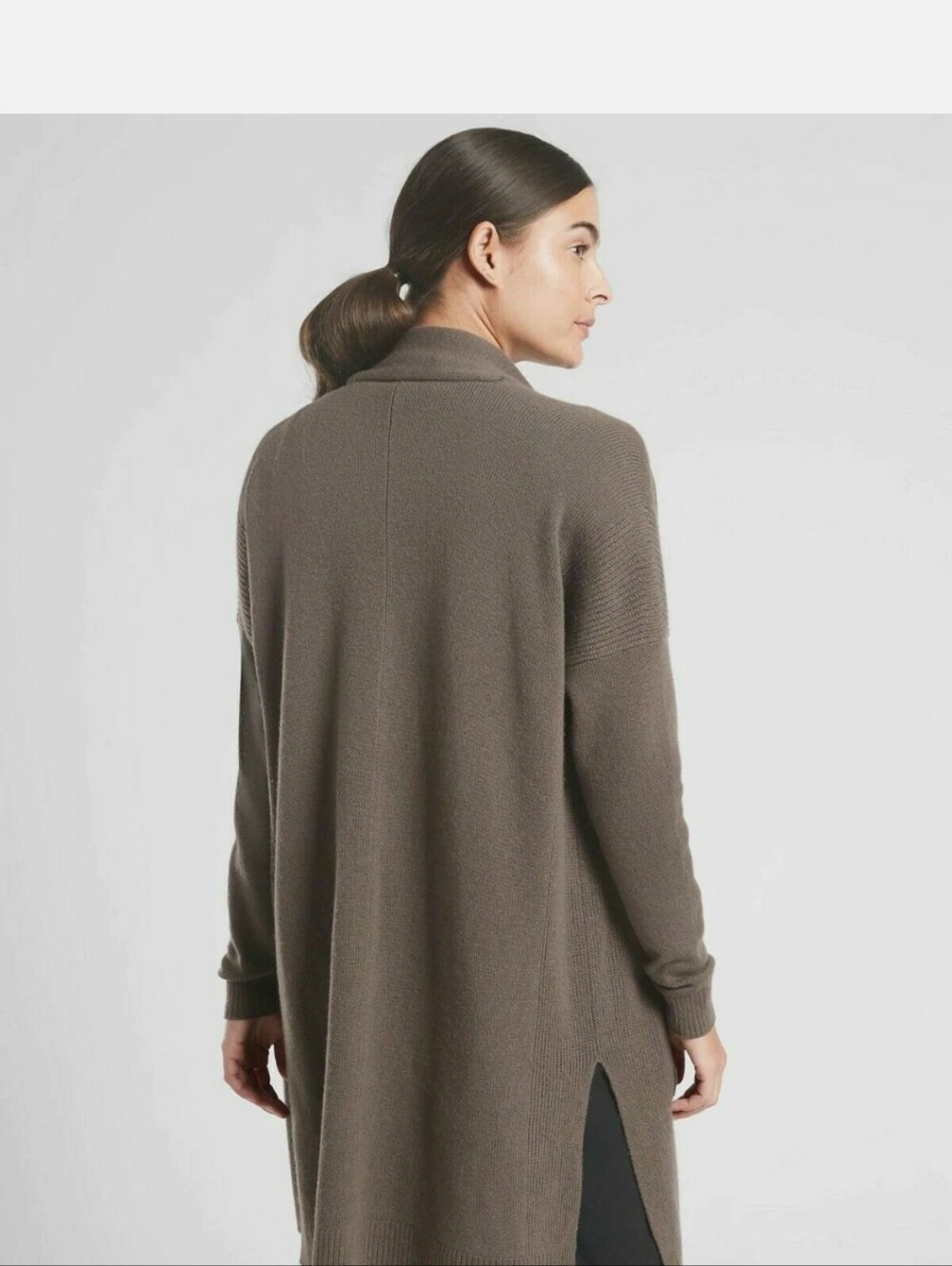 ATHLETA Spirit Wool Cashmere Wrap Cozy Sweater - XS